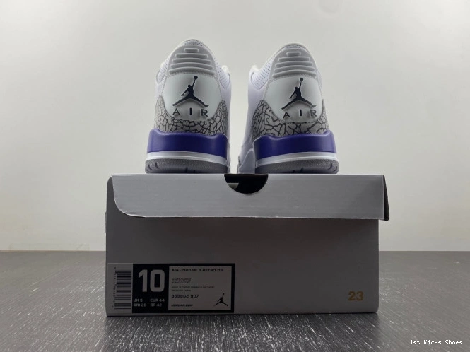 1st Kicks PE Bryant Retro Jordan 3 869802-907 Kobe 0816